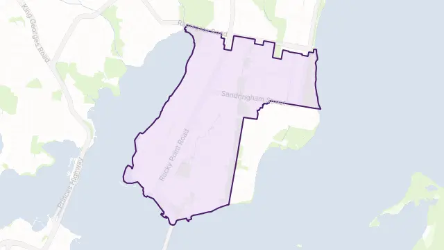 Sans Souci Area Boundary Map