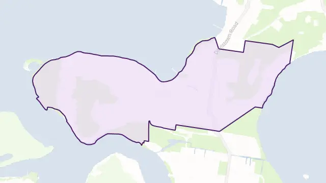 Saratoga Area Boundary Map