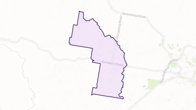 Saumarez Ponds Area Boundary Map