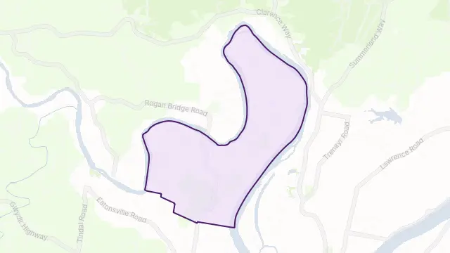 Seelands Area Boundary Map
