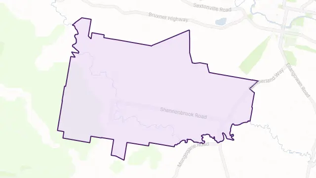 Shannon Brook Area Boundary Map