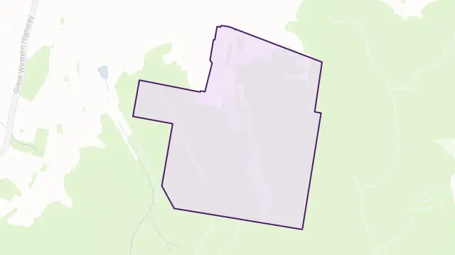 Sheedys Gully Area Boundary Map