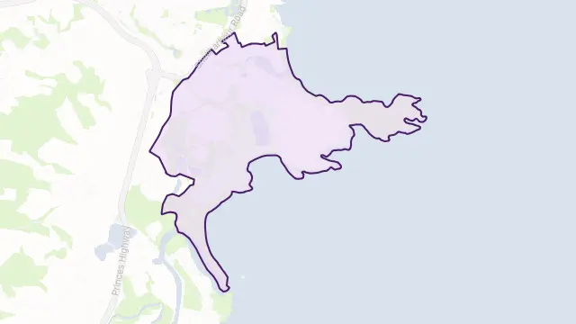Shell Cove Area Boundary Map