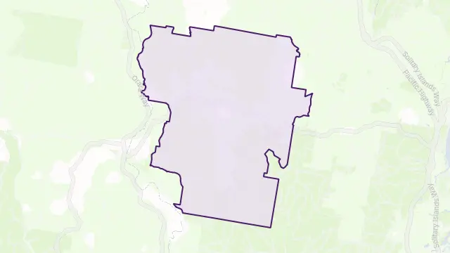 Sherwood Area Boundary Map