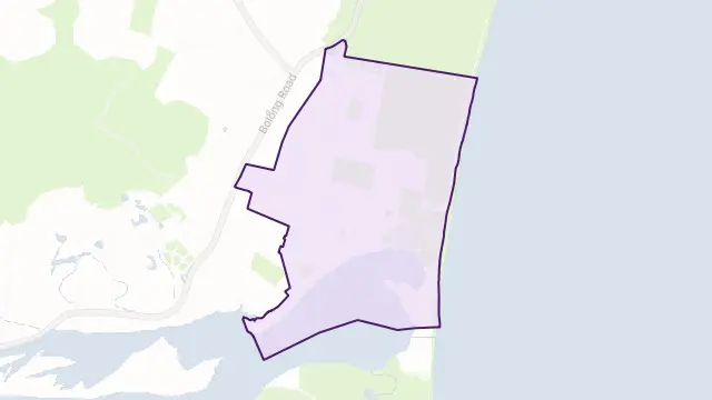 Shoalhaven Heads Area Boundary Map
