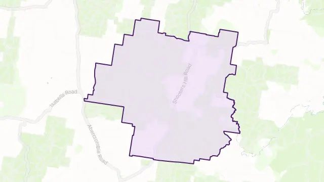 Shooters Hill Area Boundary Map