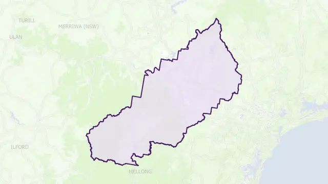 Singleton Council Area Boundary Map