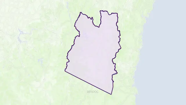 Snowy Monaro Area Boundary Map