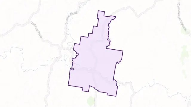 Sofala Area Boundary Map