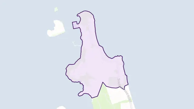 Soldiers Point Area Boundary Map