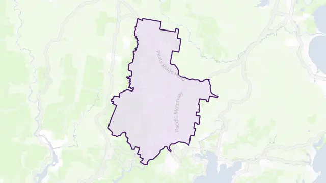 Somersby Area Boundary Map