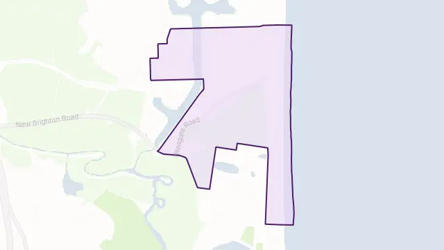 South Golden Beach Area Boundary Map