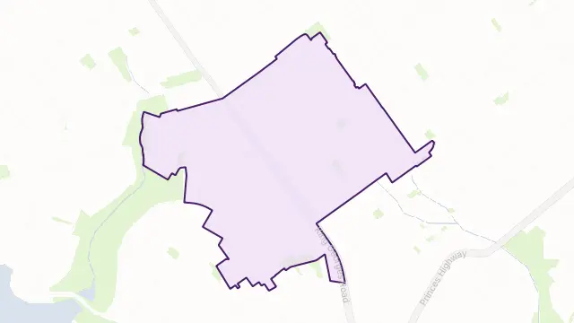 South Hurstville Area Boundary Map