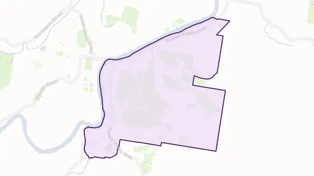 South Murwillumbah Area Boundary Map