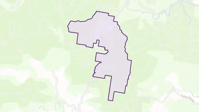 Spicketts Creek Area Boundary Map