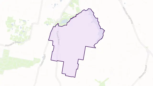 Spring Creek Area Boundary Map