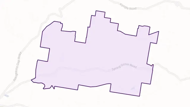 Spring Grove Area Boundary Map