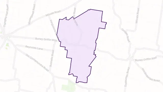 Springdale Area Boundary Map