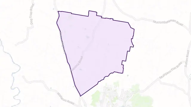 Springrange Area Boundary Map