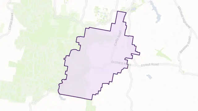 Springside Area Boundary Map