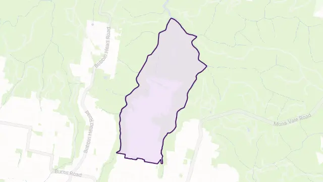 St Ives Chase Area Boundary Map