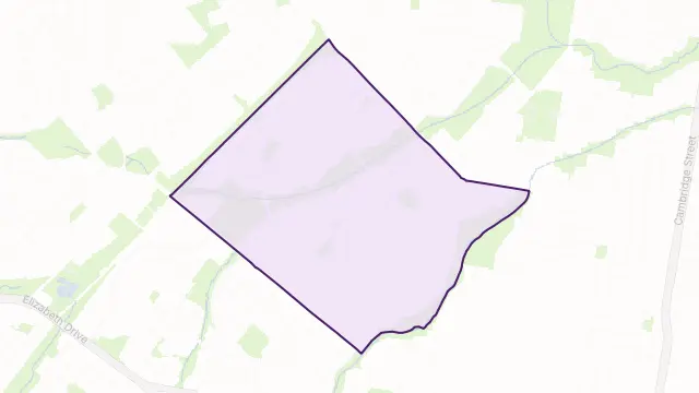 St Johns Park Area Boundary Map