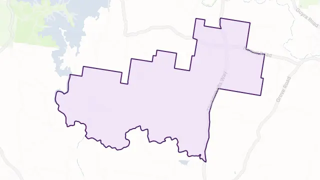 Stanborough Area Boundary Map