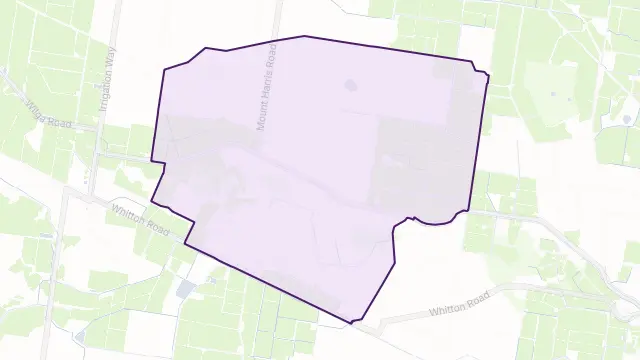 Stanbridge Area Boundary Map