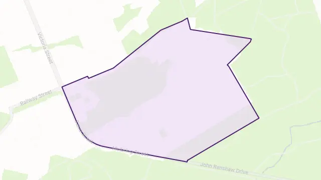 Stanford Merthyr Area Boundary Map