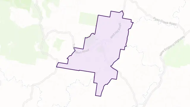 Stannum Area Boundary Map