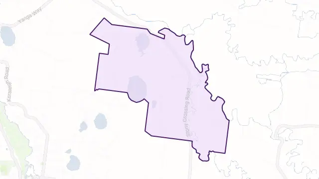 Stony Crossing Area Boundary Map