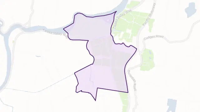 Stotts Creek Area Boundary Map