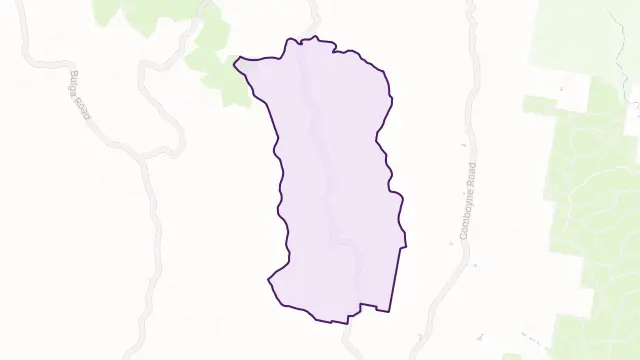 Strathcedar Area Boundary Map