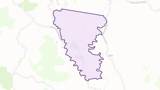 Stratheden Area Boundary Map