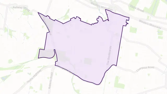Strathfield Area Boundary Map