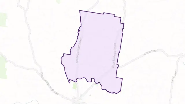 Stubbo Area Boundary Map