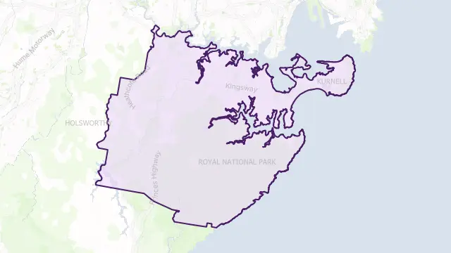 Sutherland Area Boundary Map