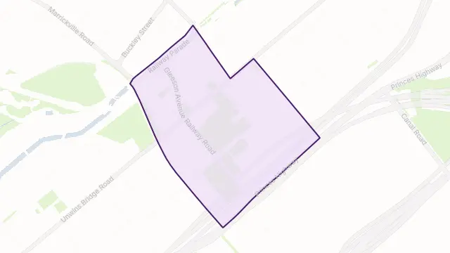 Sydenham Area Boundary Map