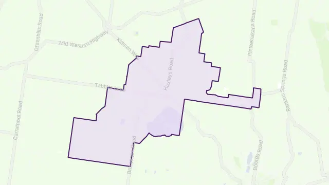 Tabbita Area Boundary Map