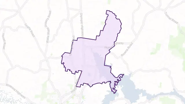 Table Top Area Boundary Map