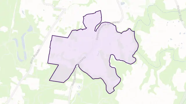 Tahmoor Area Boundary Map