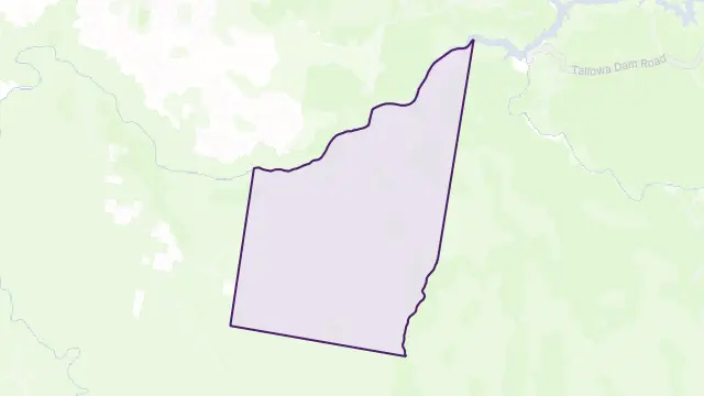 Tallowal Area Boundary Map