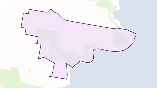 Tamarama Area Boundary Map