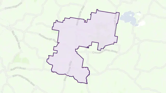 Tambar Springs Area Boundary Map