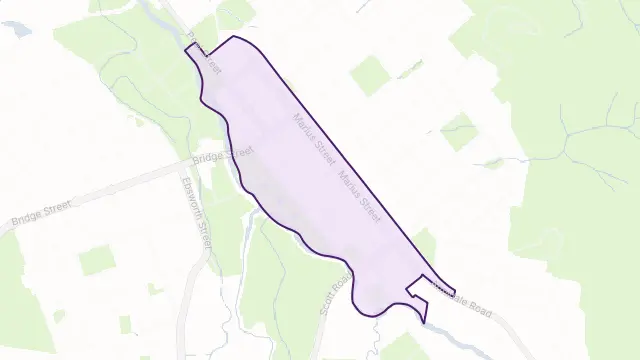 Tamworth Area Boundary Map
