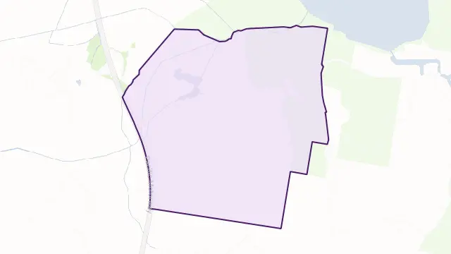 Tanglewood Area Boundary Map