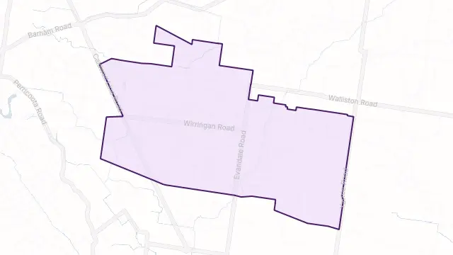 Tantonan Area Boundary Map