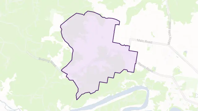 Tapitallee Area Boundary Map