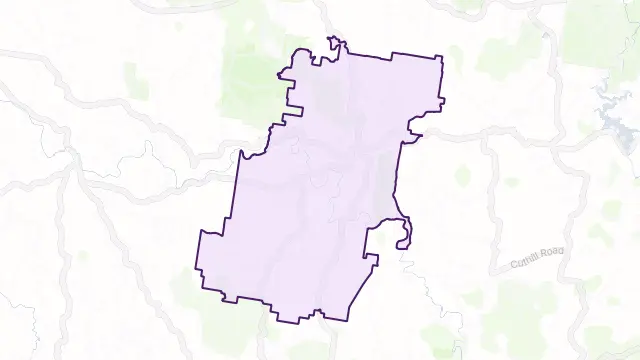 Tarana Area Boundary Map