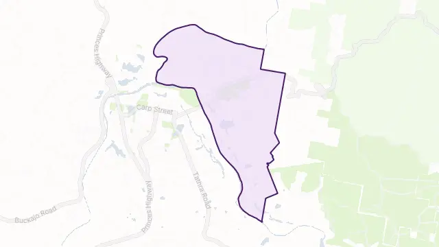 Tarraganda Area Boundary Map